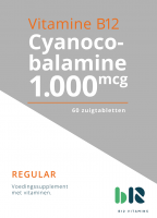B12 Cyanocobalamine 1000, 60 tabletten